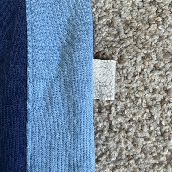 Vintage? Baby Boys One Piece Outfit 3-6 months Baseball Blue Collared - Picture 4 of 9